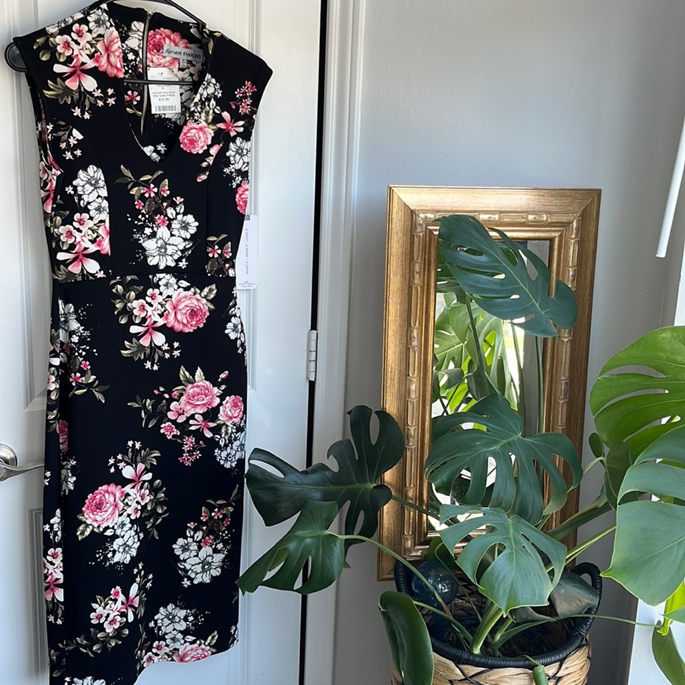 Black Floral Dress